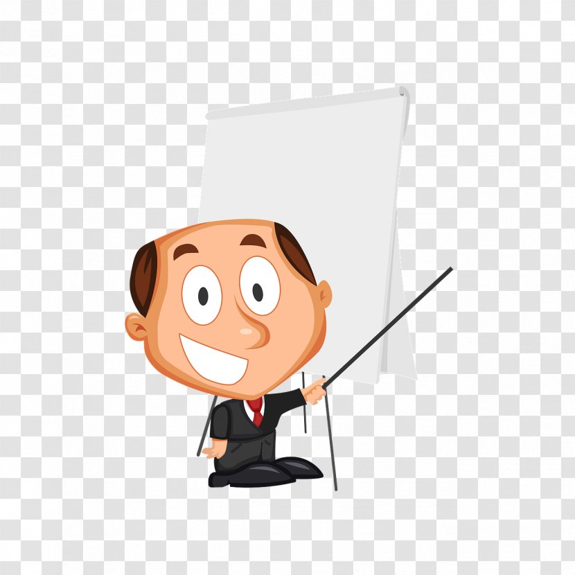 Presentation Advertising Cartoon - Facial Expression - Scientist Transparent PNG