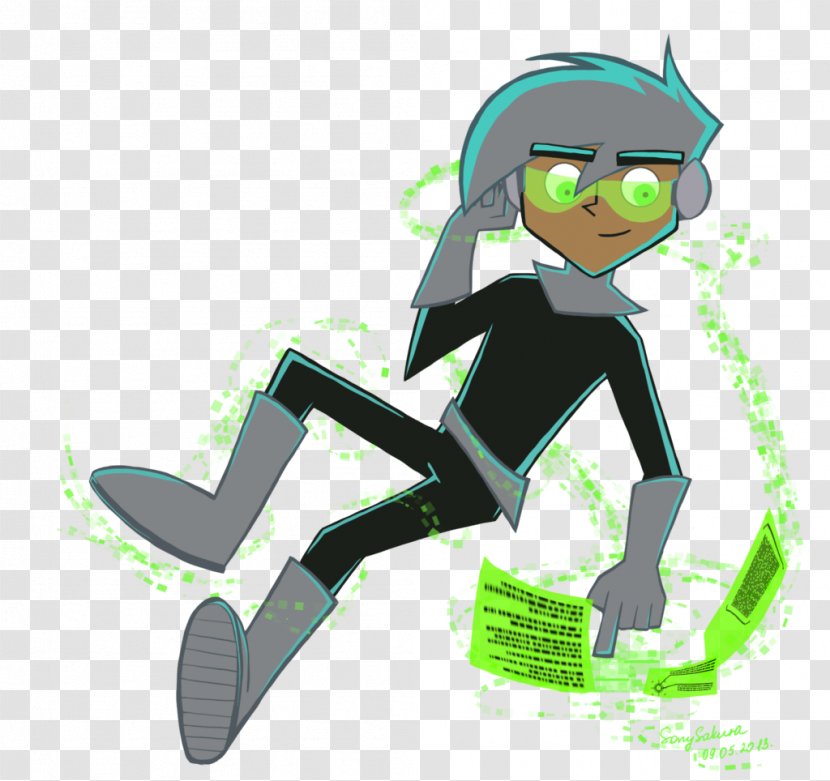 Tucker Foley Dark Danny Character Fan Fiction Animated Cartoon - Green - Phantom Deviantart Transparent PNG