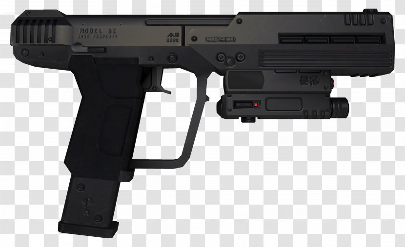 Halo 3: ODST United States Special Operations Command Personal Defense Weapon AutoMag - Handgun - Robocop Transparent PNG