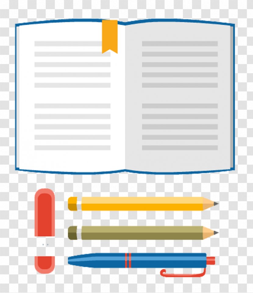 Paper Pencil - Books And Pen Transparent PNG