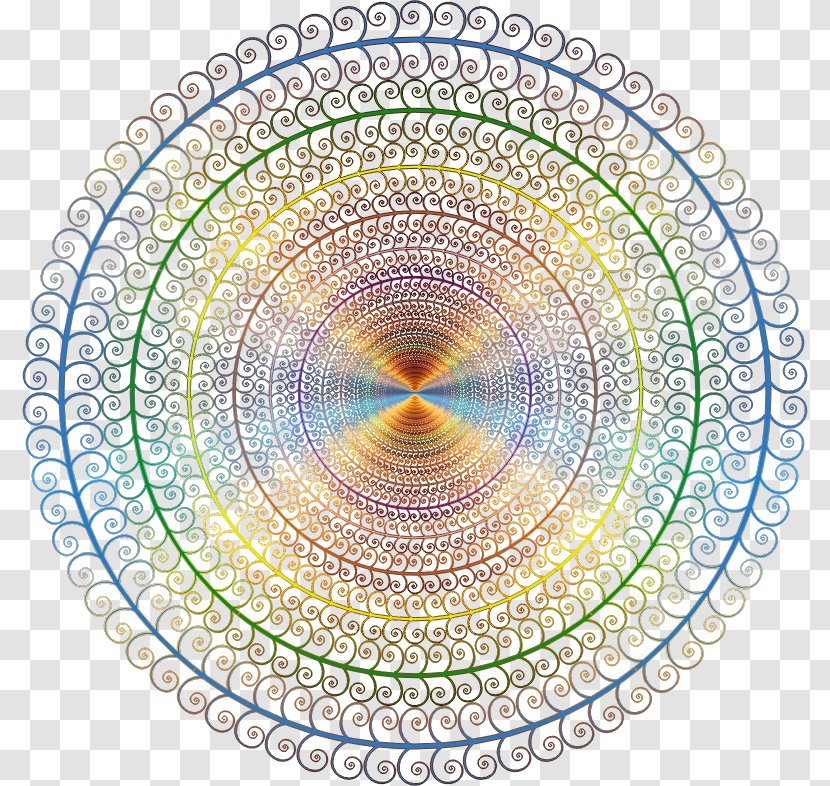 Spiral Circle Desktop Wallpaper Clip Art - Chromatic - Love Frame Transparent PNG
