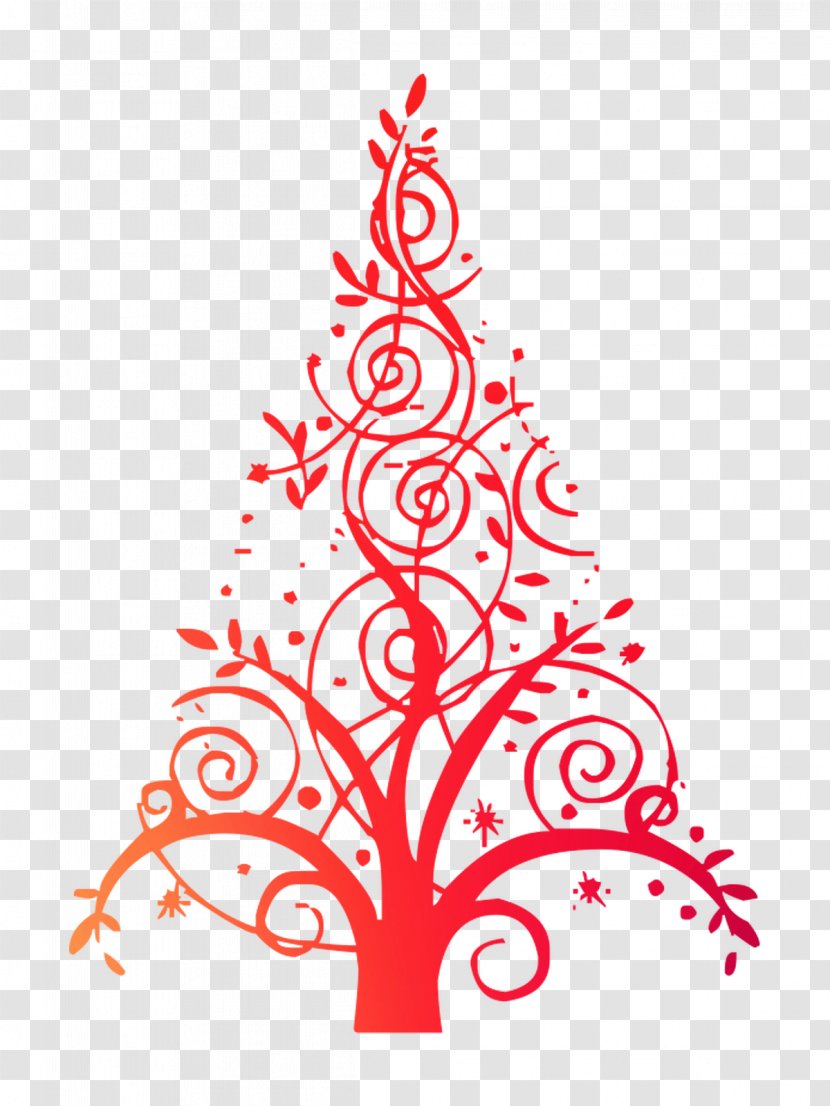 Christmas Tree Clip Art Day Santa Claus Decoration - Card - Plant Transparent PNG