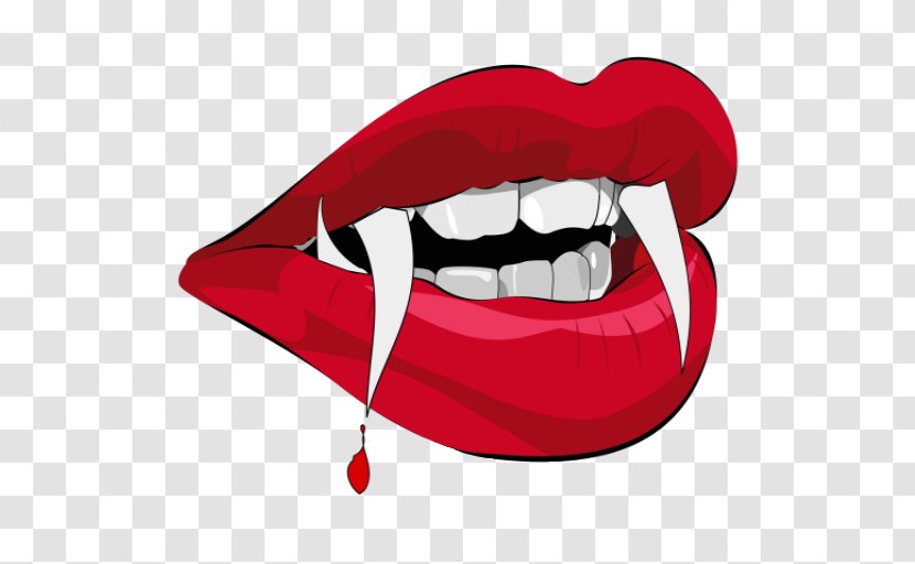 Fang Vampire Tooth Clip Art - Cartoon Transparent PNG