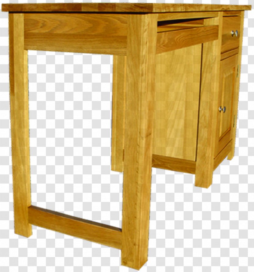 Table Furniture Writing Desk Drawer - Oak Transparent PNG