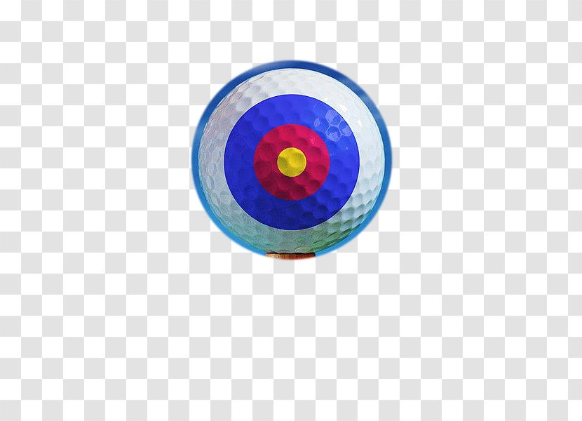 Golf Ball Designer - Cobalt Blue - Bright Transparent PNG