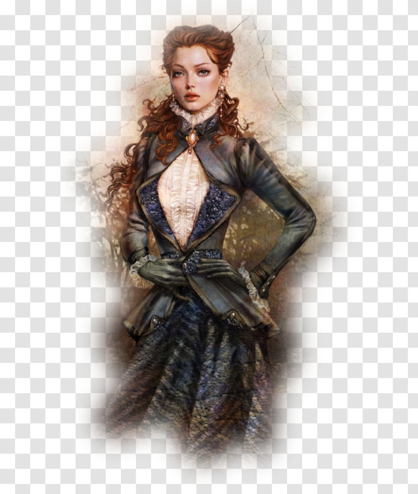 Digital Art Portrait Бойжеткен Photography - Fashion Design - Illustration Transparent PNG