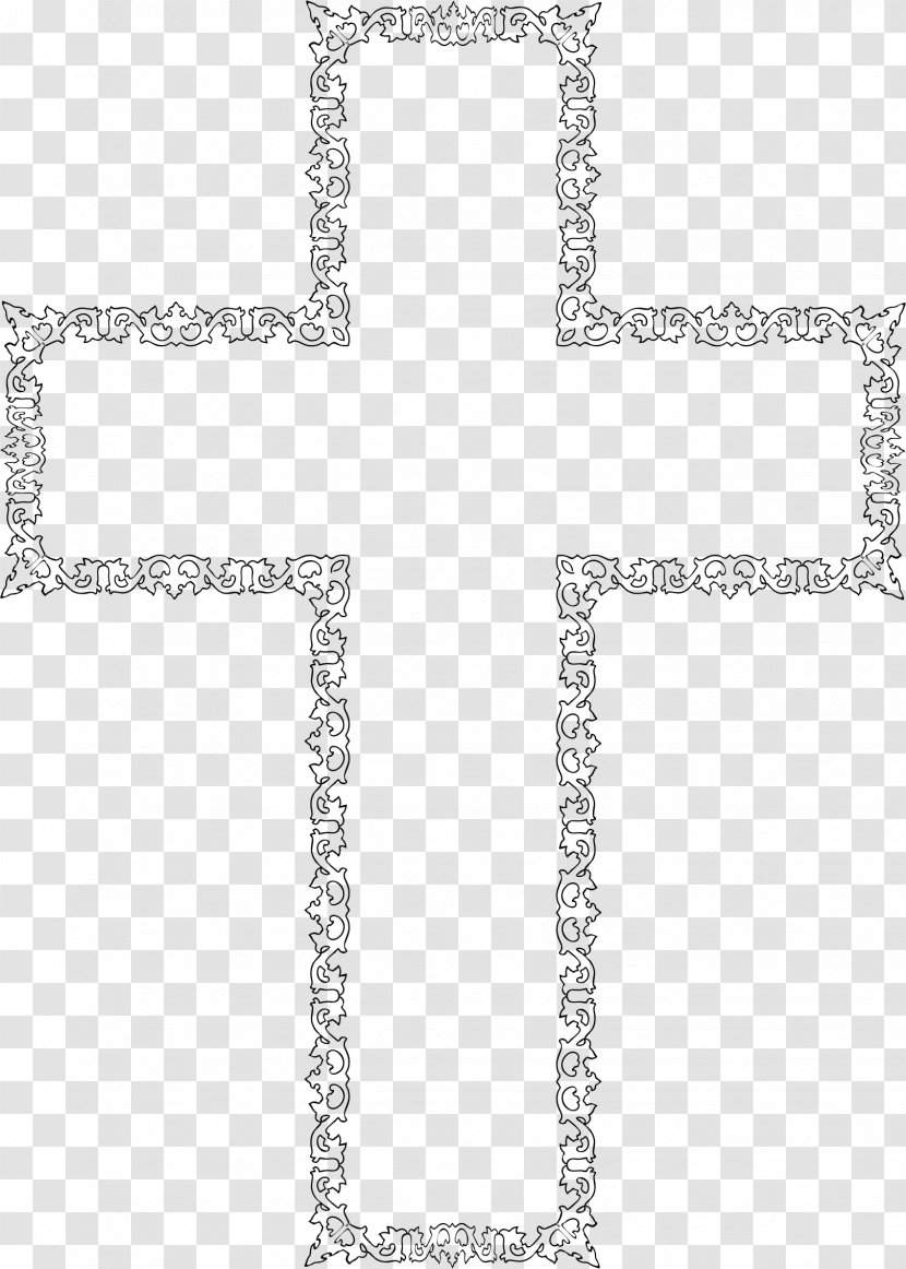 Christian Cross Silhouette Crucifix - Decorative Transparent PNG