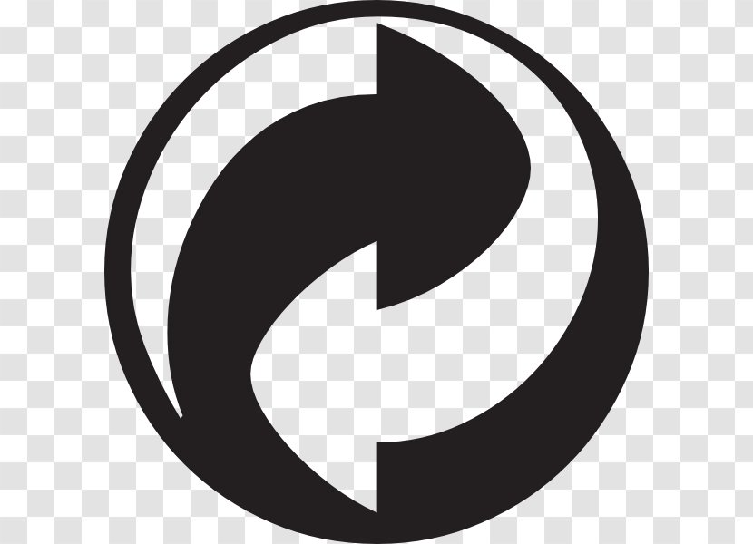Recycling Symbol Green Dot Logo Transparent PNG