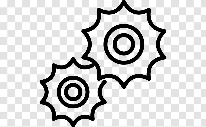 Gear - Black - Time To Go Work Creative Map Transparent PNG