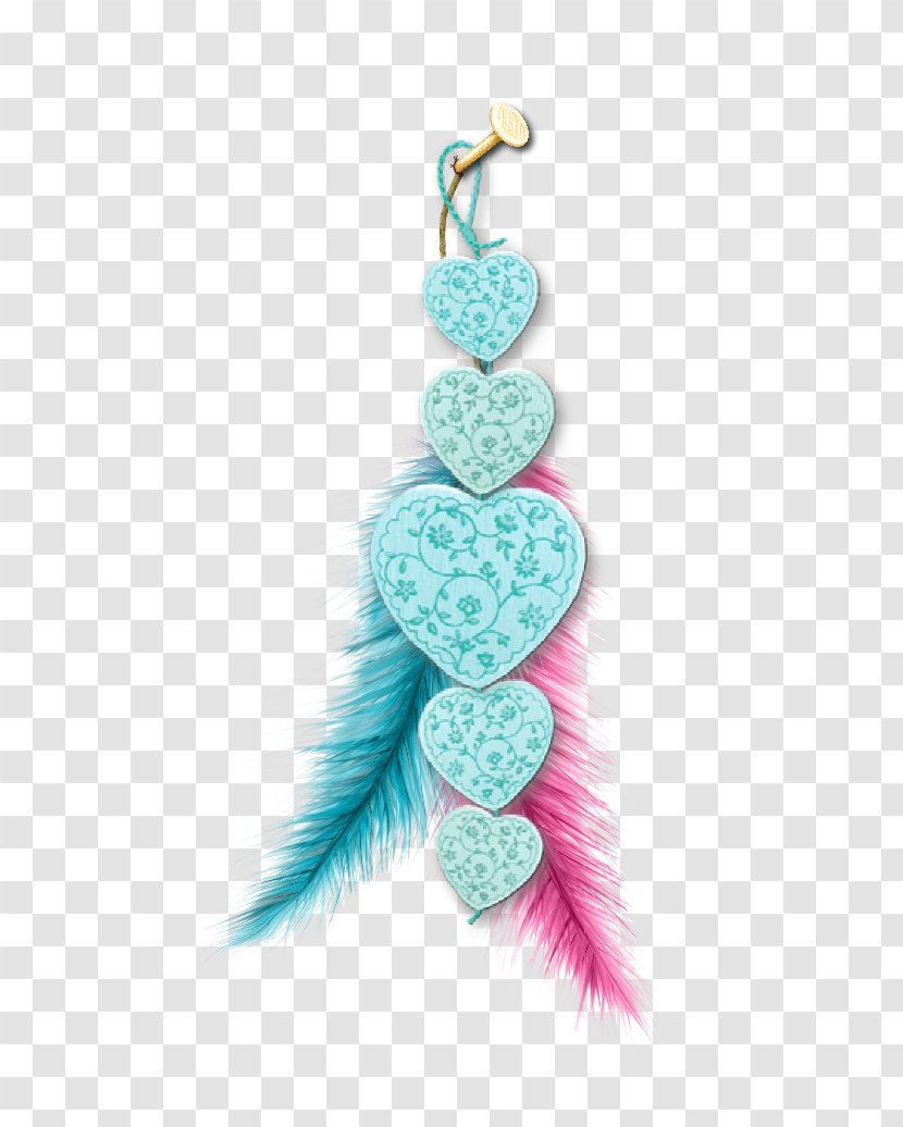 Turquoise Body Jewellery Feather Transparent PNG