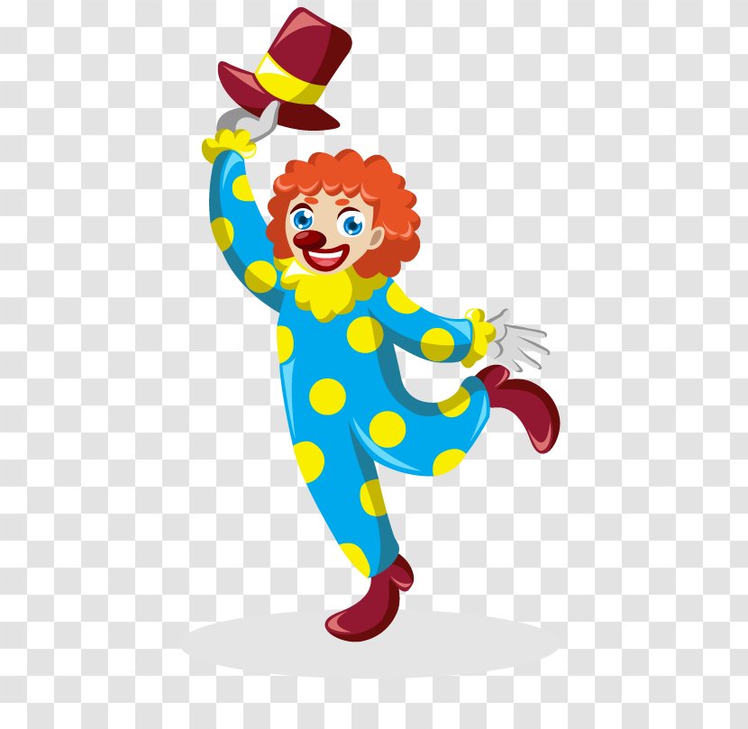 Clown Cartoon Circus Icon Transparent PNG