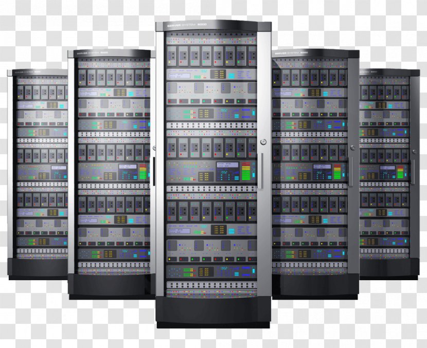 Data Center Computer Servers Cloud Computing Server Room - Multimedia Transparent PNG
