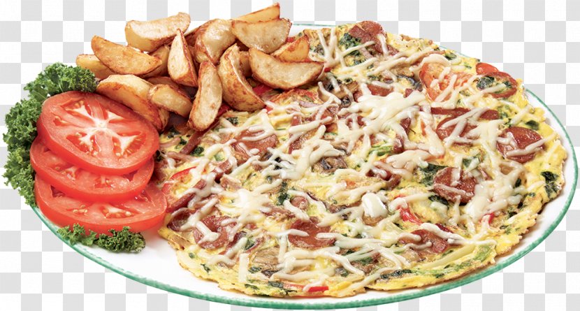 California-style Pizza Omelette Breakfast Hamburger - Turkish Food Transparent PNG