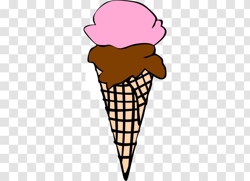 Ice Cream Cones Chocolate Clip Art Transparent PNG