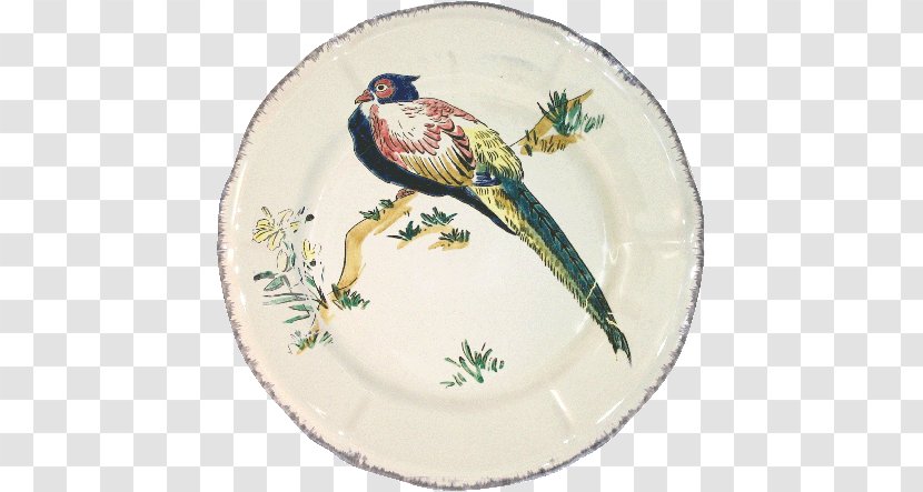 Gien Silkie Pheasant Bird Porcelain Transparent PNG