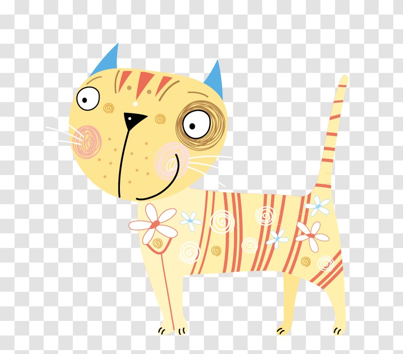 Little My Cartoon Illustration - Cat Transparent PNG