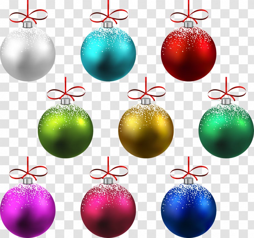 Christmas Ornament Decoration Tree - Cartoon Ball Transparent PNG