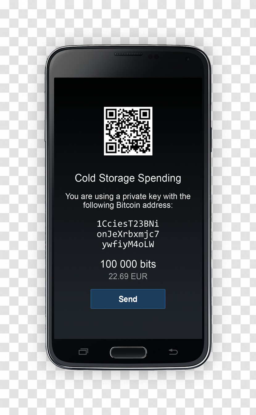 Smartphone Feature Phone QR Code Bitcoin - Cellular Network - Smart Barcode Scanner Transparent PNG