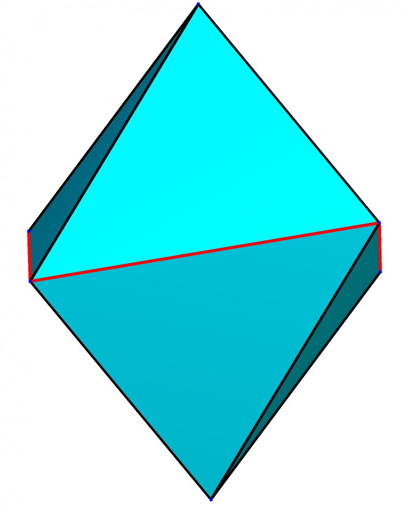 Triangular Prism Shape Bipyramid Transparent PNG