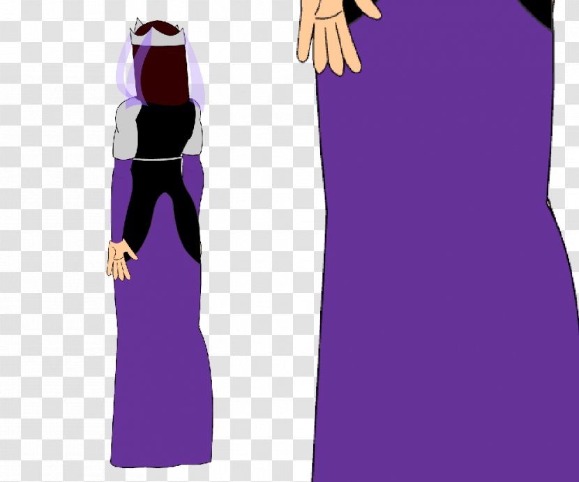 Gown Shoulder - Purple - Crazytalk Animator Transparent PNG