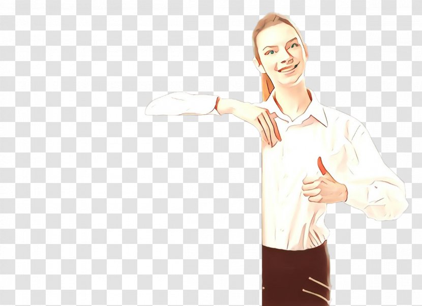 White Arm Gesture Hand Finger - Sleeve Uniform Transparent PNG