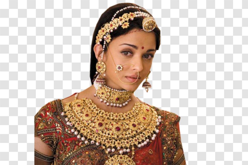 Aishwarya Rai Jodhaa Akbar Bride Wedding Bollywood - Hair Accessory - Oriental Transparent PNG