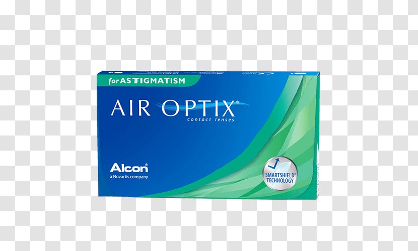 O2 Optix Air For Astigmatism Contact Lenses Aqua Ciba Vision - Alcon Transparent PNG