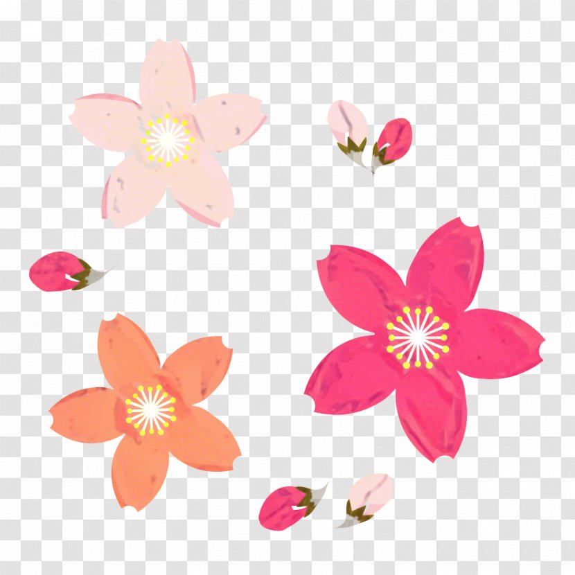 Pink Flower Cartoon - Wildflower - Plant Transparent PNG