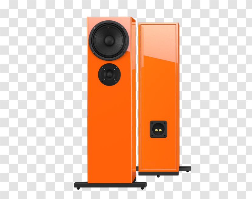 Computer Speakers High-end Audio Loudspeaker Enclosure Acoustics Sound - Orange - Loud Transparent PNG