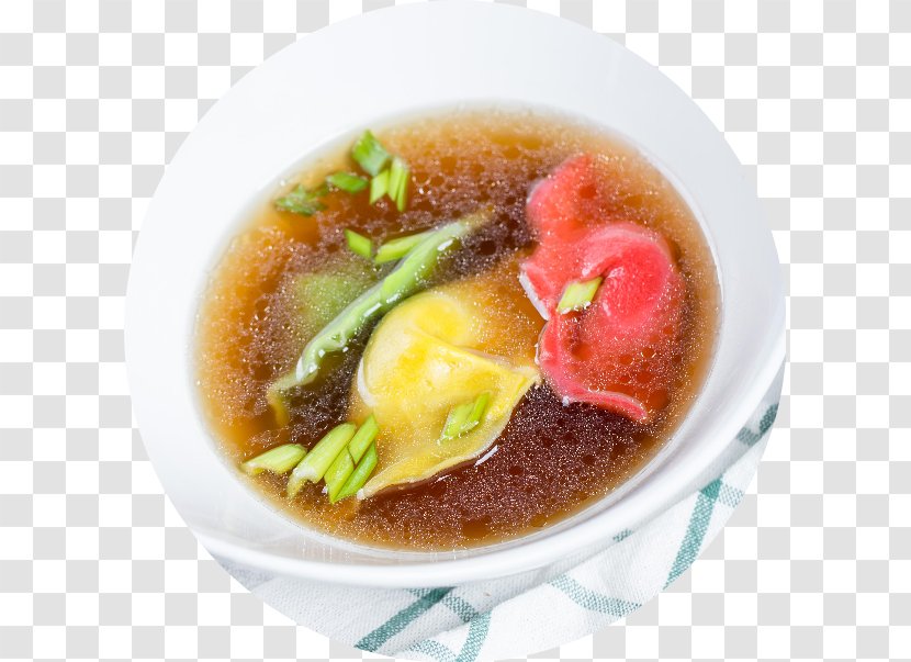 Canh Chua Chinese Cuisine Soup Wonton - Tofu Transparent PNG