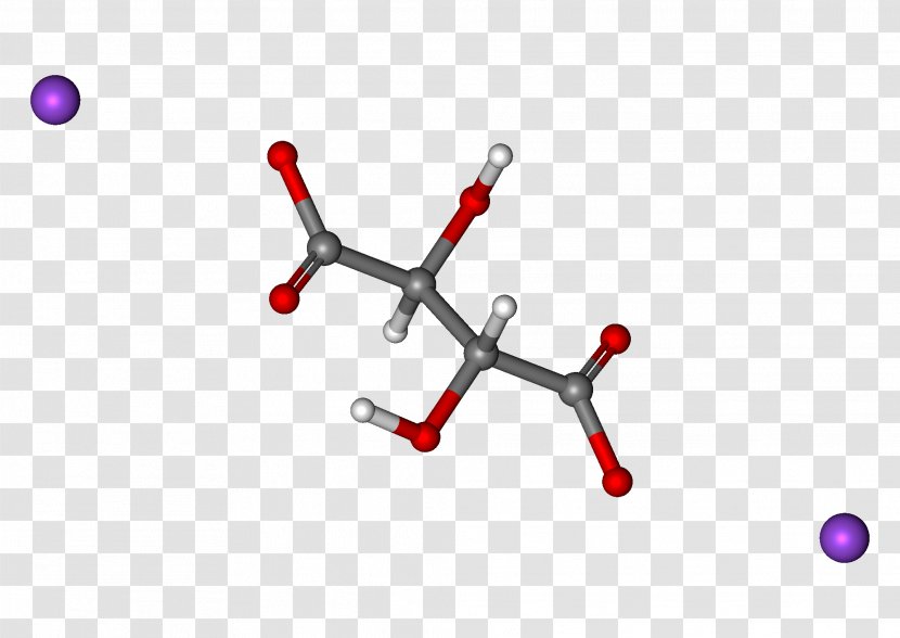 Sodium Tartrate Ball-and-stick Model Emulsifier - Stick Transparent PNG