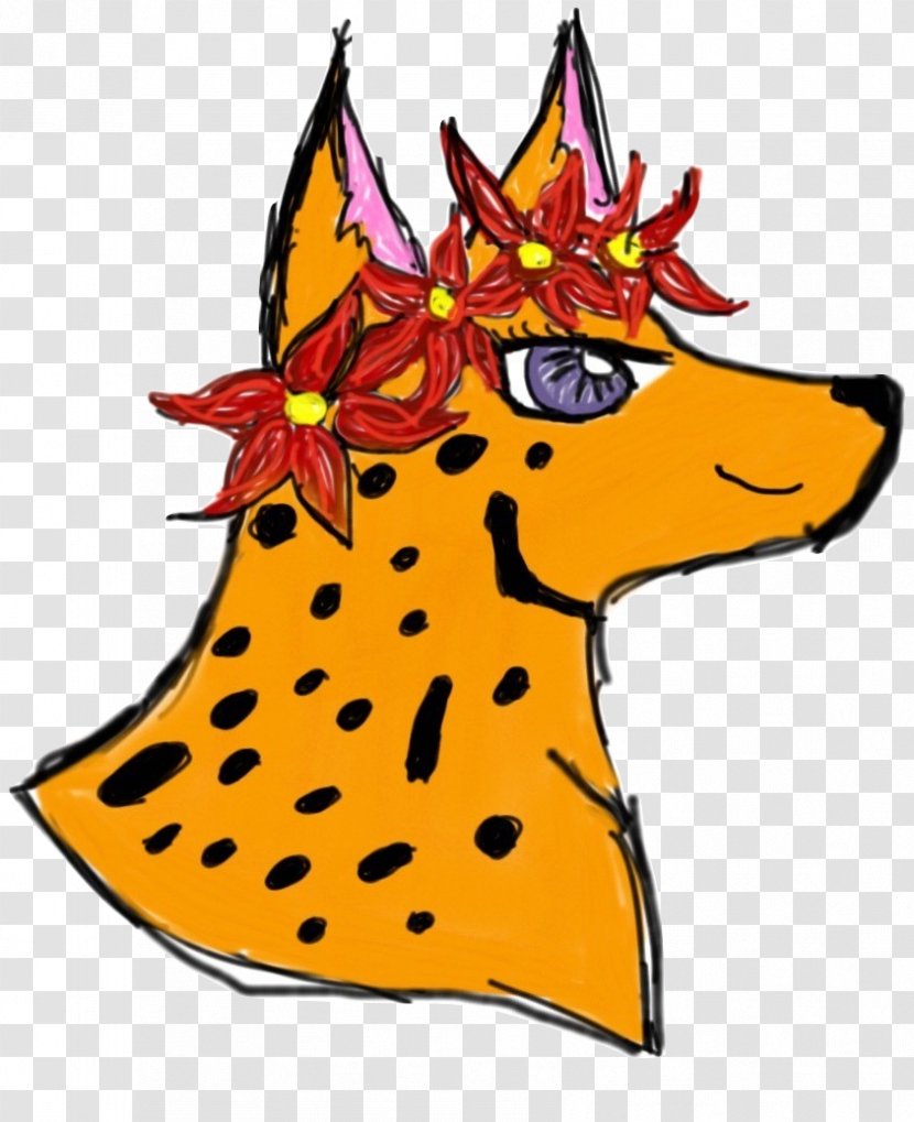 Giraffe Dog Cartoon Clip Art - Giraffidae - True Transparent PNG
