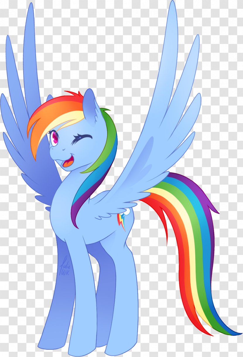 Rainbow Dash My Little Pony Horse Twilight Sparkle - Vertebrate Transparent PNG