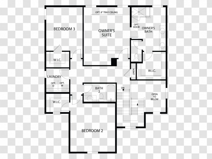 Floor Plan House Ranch-style Transparent PNG