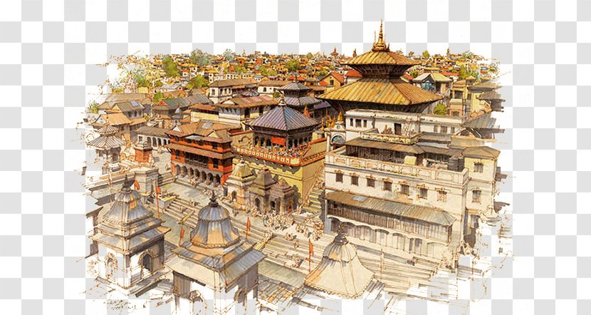 Nepal Download Icon - Old Town Transparent PNG