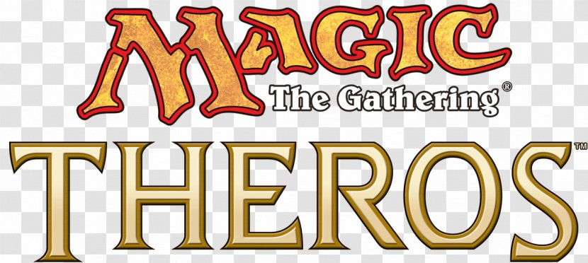 Magic: The Gathering Commander Theros Logo Deck Types - Playing Card - Magic Transparent PNG