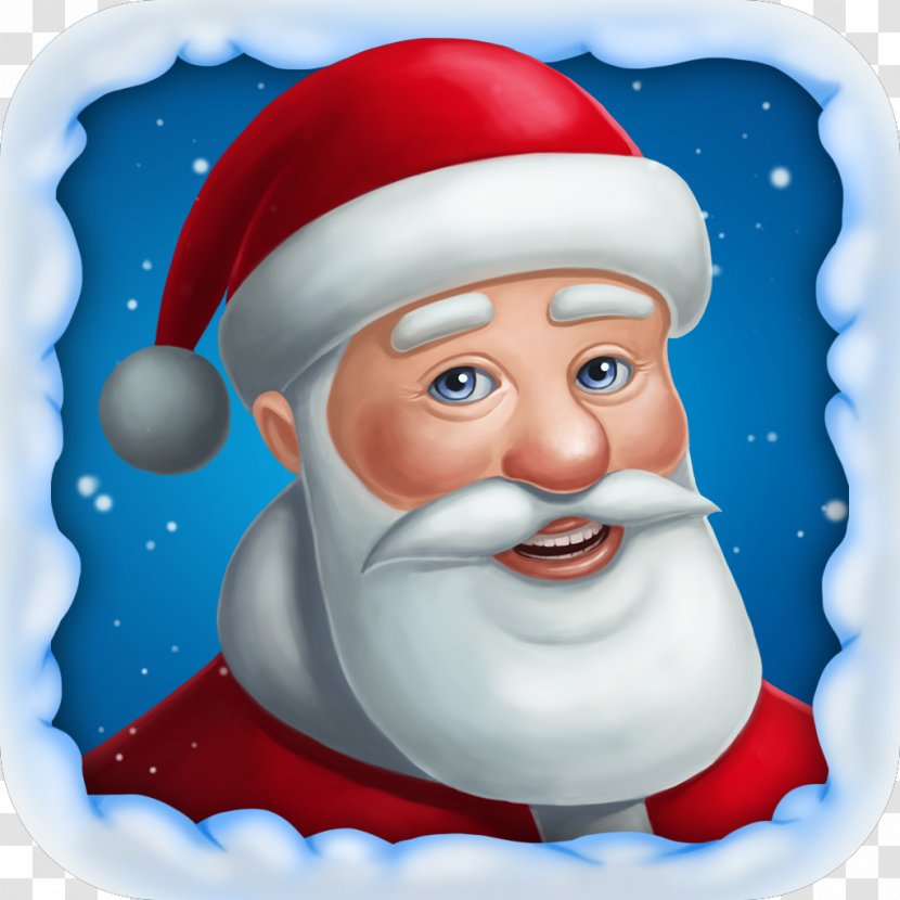 Santa Claus Christmas Ornament Facial Hair - Candy Transparent PNG