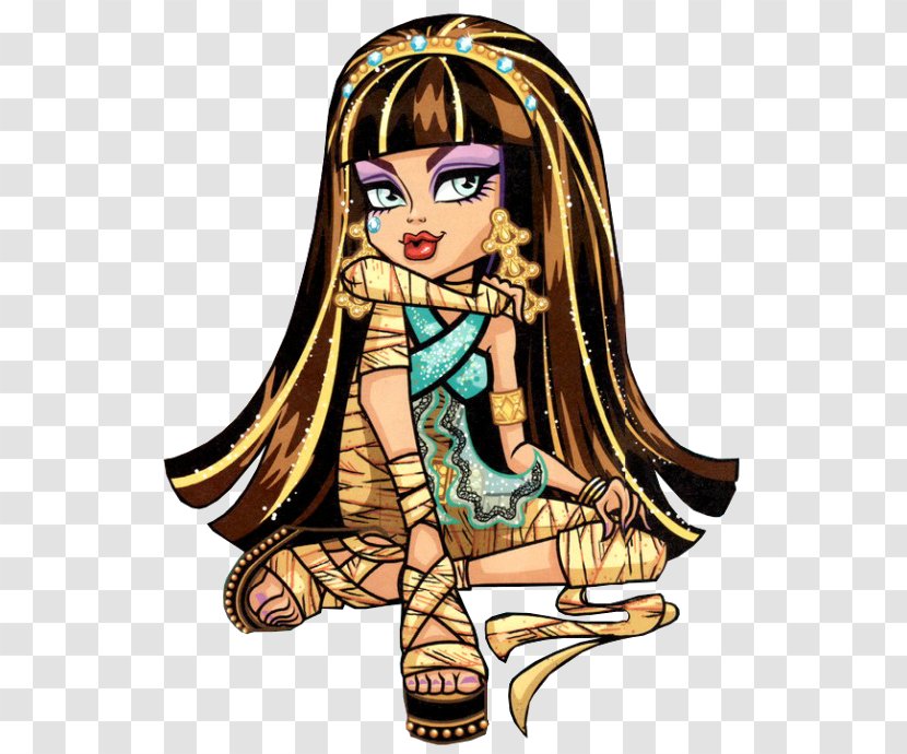 Monster High Doll Ever After Barbie Frankie Stein - Flower - Cartoon Pharaoh Transparent PNG