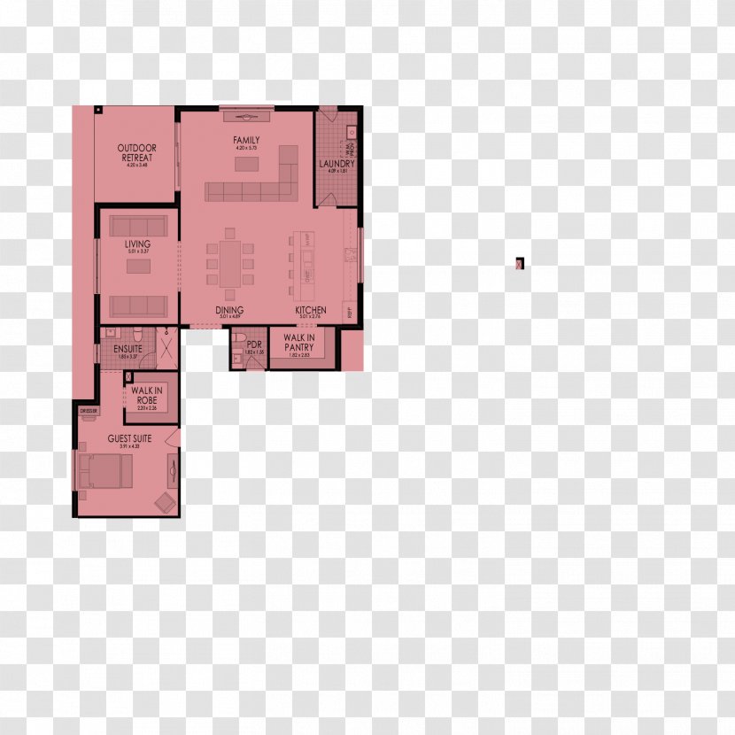 Floor Plan Living Room - Pantry - Moroccan Pattern Transparent PNG