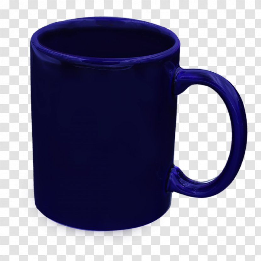 Coffee Cup Mug Blue Ceramic Teacup - Royal Transparent PNG