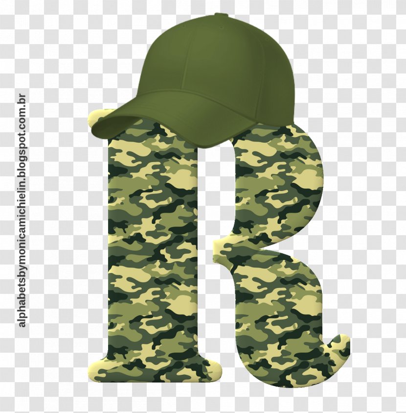 Military Camouflage Alphabet Transparent PNG