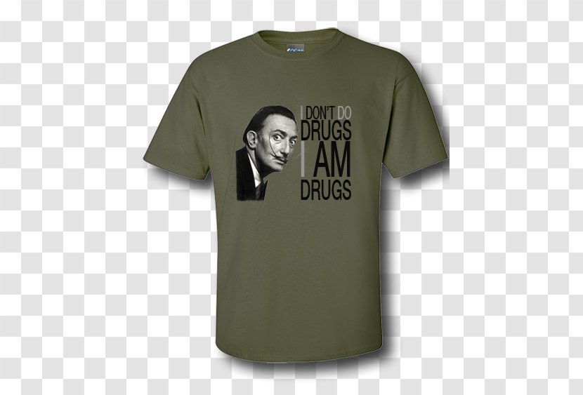 T-shirt Dalì: Un Artista, Genio Sleeve Active Shirt - T - Salvador Dali Transparent PNG