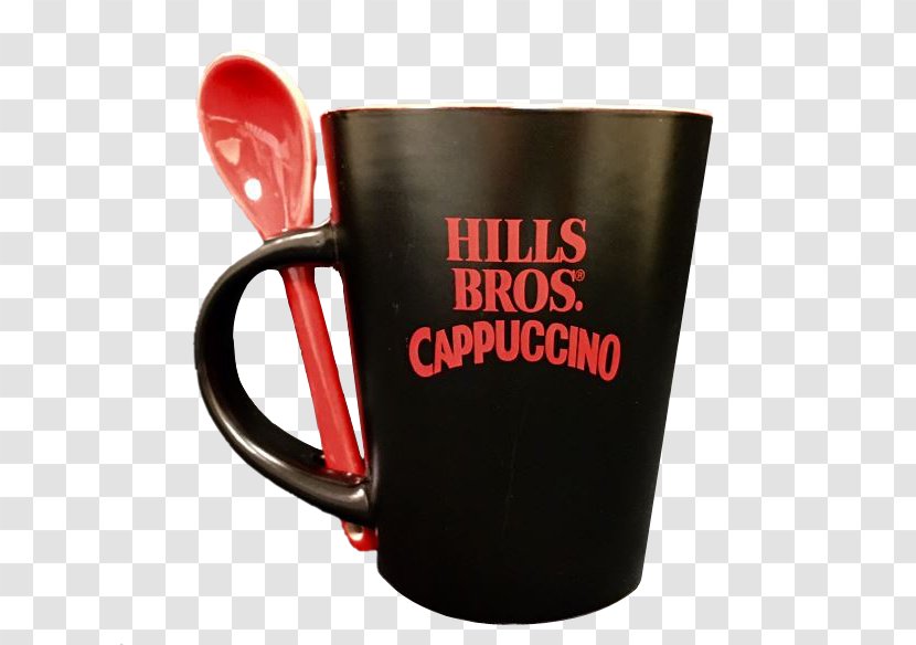 Coffee Cup Cappuccino Caffè Mocha Latte Cafe - Hills Bros - Mug Transparent PNG