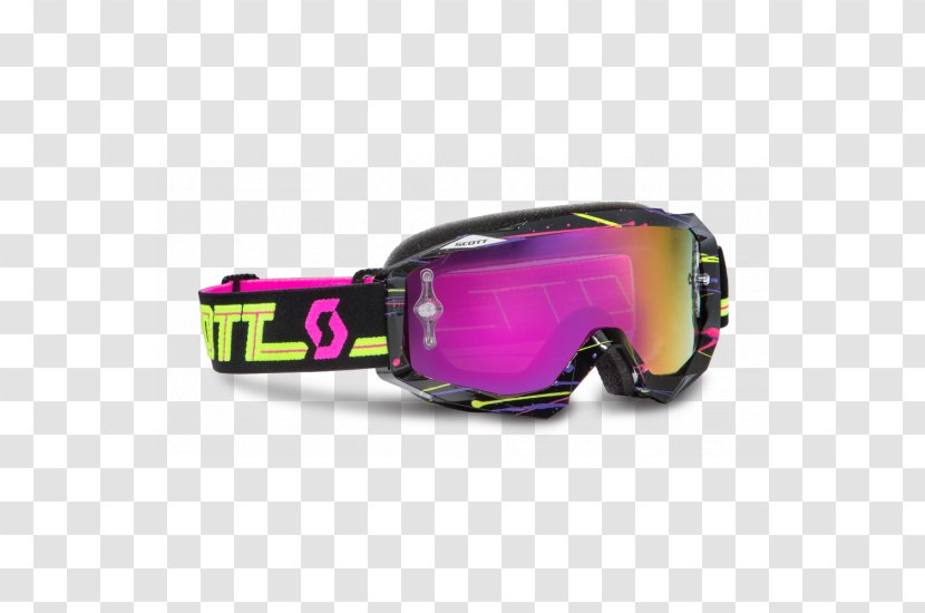 Goggles Glasses Scott Sports Motocross Hustle MX Goggle - Motorcycle Transparent PNG