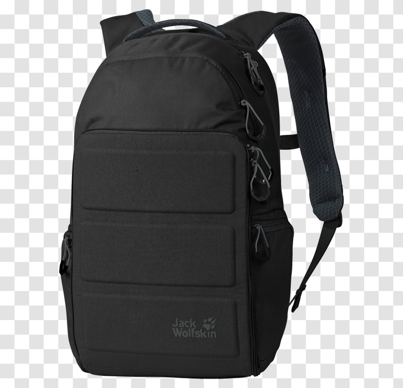 Backpack For Laptop Silverht Black Jack Wolfskin Bag - Trolley Transparent PNG