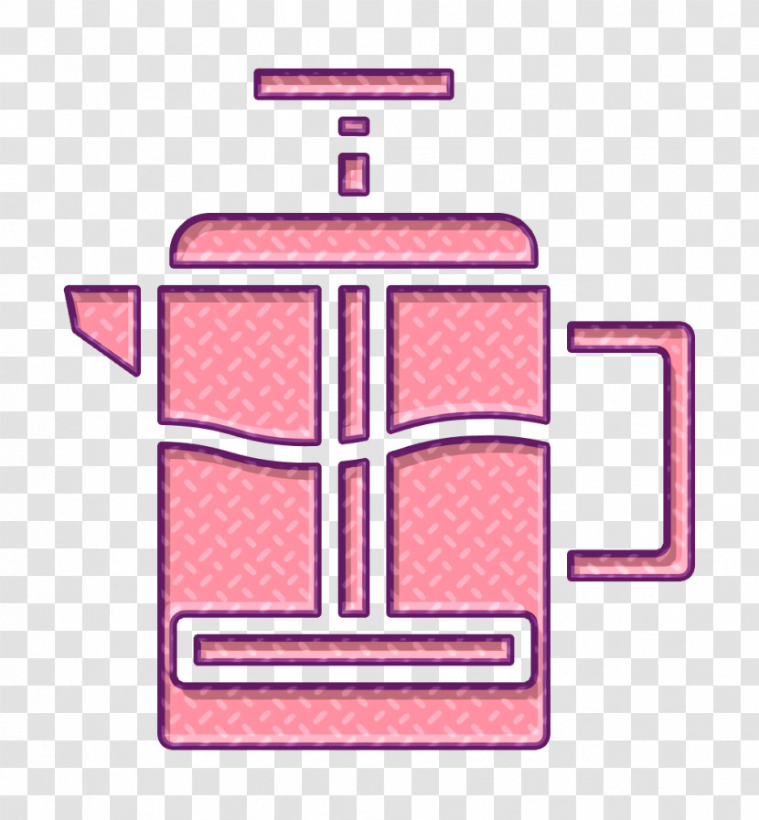 Food And Restaurant Icon French Press Icon Coffee Shop Icon Transparent PNG
