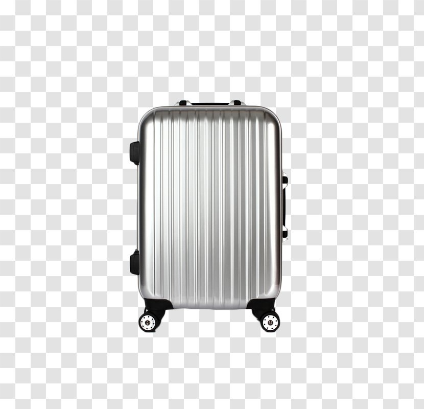 Suitcase Baggage Plastic Acrylonitrile Butadiene Styrene - Pattern - Silver Luggage Transparent PNG