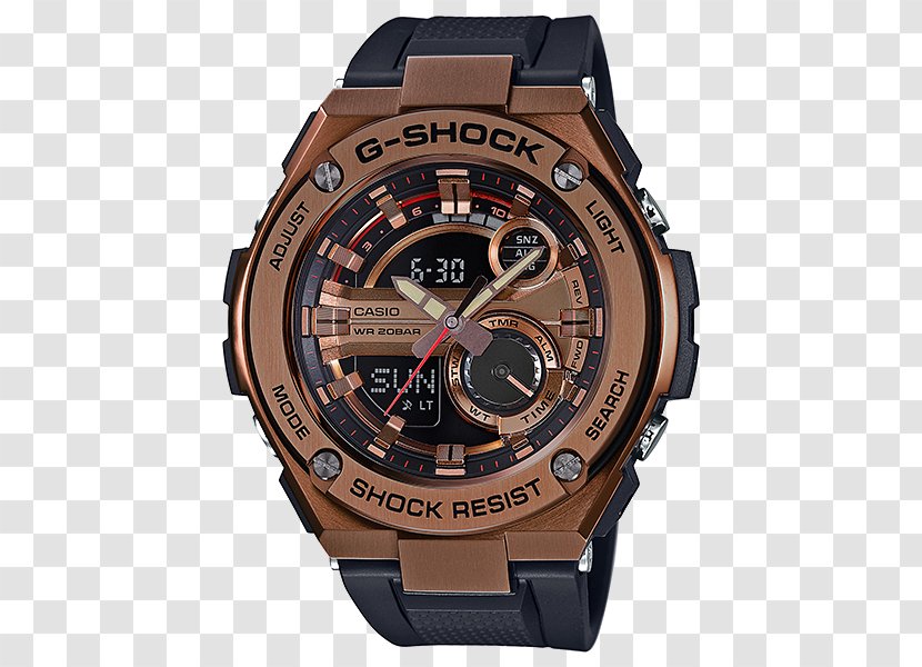 Shock-resistant Watch G-Shock Casio Water Resistant Mark - Strap - Gst Transparent PNG