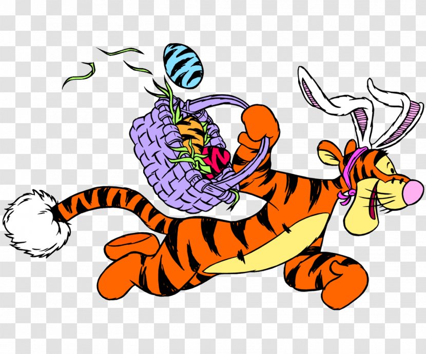 Winnie The Pooh Tigger Piglet Roo Easter Bunny - Animation Transparent PNG