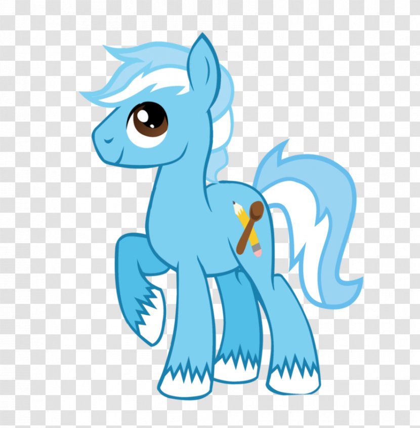 Pony Horse Marine Mammal Cartoon - Mythical Creature Transparent PNG